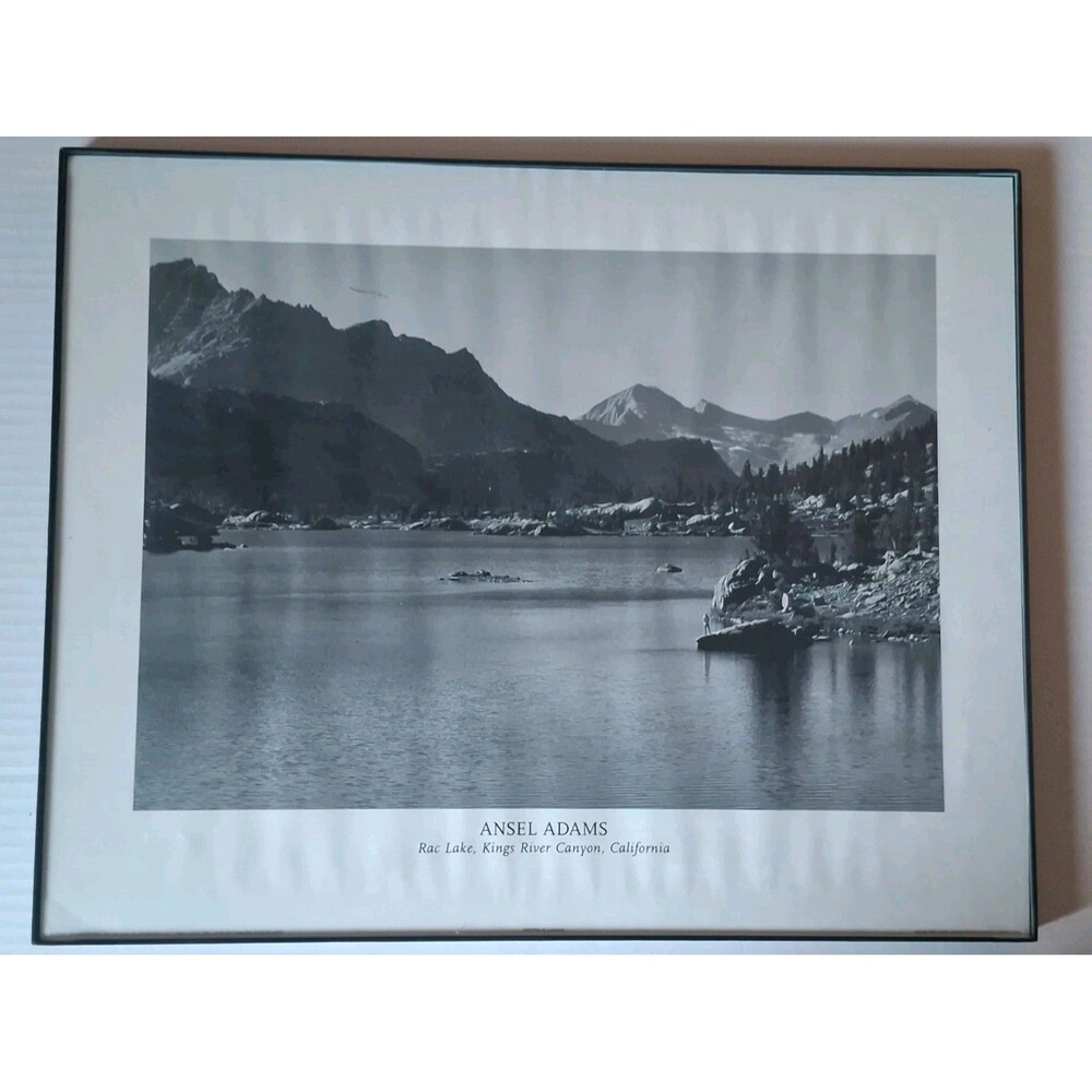 Ansel Adams Black/White Framed Poster Kings River Canyon